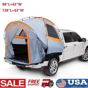 Pickup Truck Bed Camping Tent 6.4'-8' Outdoor Waterproof PU2000 for 2 Person - Picture 1 of 7