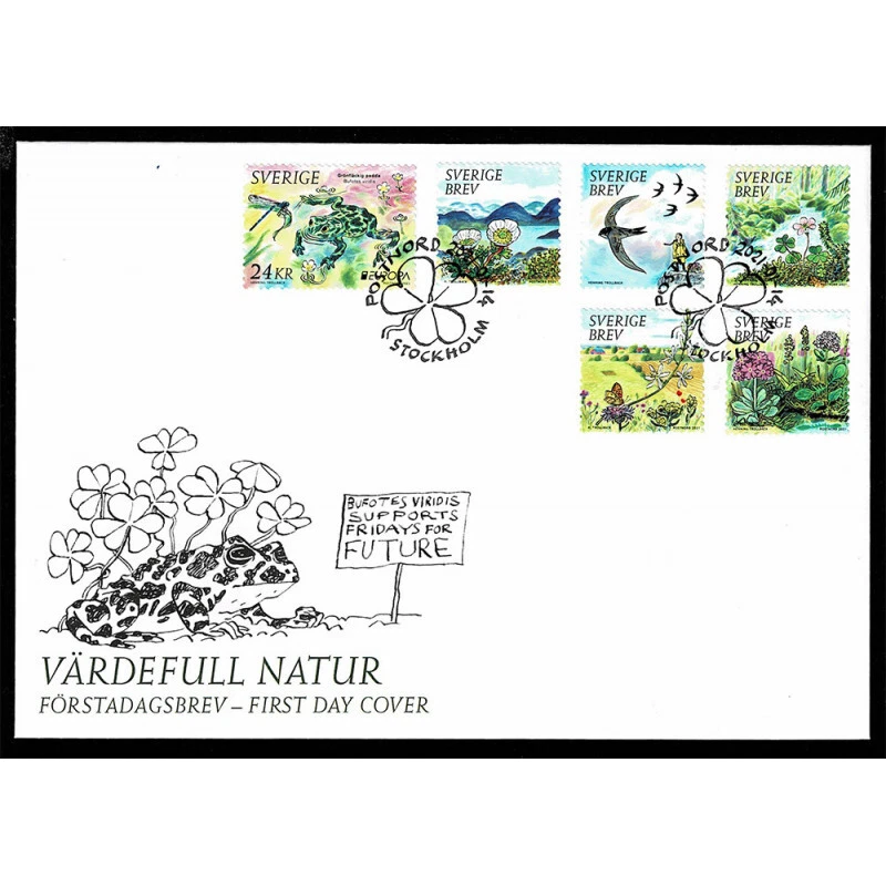 FR4723 - 2021 Sweden Fauna National - Issue Europa FDC - Image 1 of 1