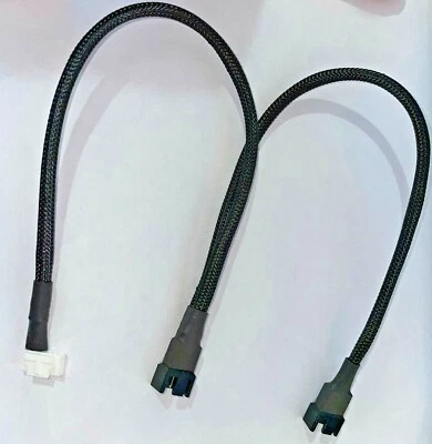 Asus RTX 2080Ti STRIX - 7 pin to 4 pin PWM FAN Adapter Converter Connector BLACK - Image 1 of 4