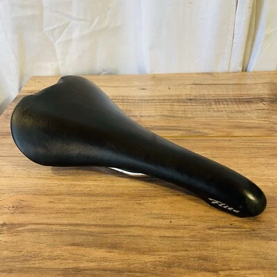 Sillín Selle Italia Flite 2005 titanio cuero negro limpio  Foto 1 de 4