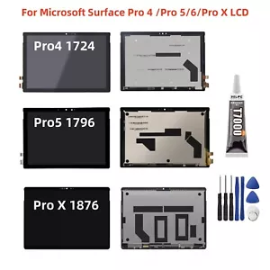 For Microsoft Surface Pro 3/4/5/6/8/X/Pro 7 Plus LCD Touch Screen Digitizer - Picture 1 of 67