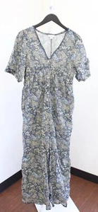 Sundance Catalog Daybreak Paisley Floral Print Jumpsuit Size M Boho V Neck - Picture 1 of 8