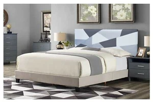 ONEK-DECCO Cabecero de cama tapizado en Polipiel Mod. BROOKLYN 5 (70 cm. alto) - Imagen 1 de 7