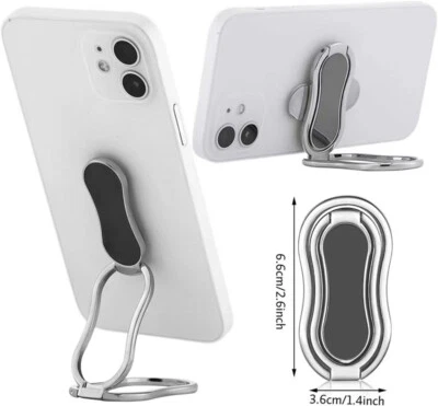 Handy halter Finger halter Handy halterung Handy ständer drehbar Metall glänzend - Bild 1 von 4