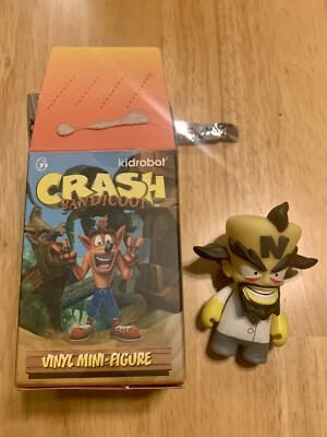 kidrobot CRASH BANDICOOT Vinyl Mini Figure Dr. Neo Cortex NEW OPENED - Image 1 of 4