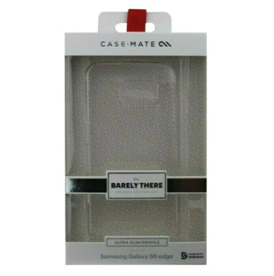 GENUINE CaseMate Samsung Galaxy S6 EDGE Barely There Case Cover Clear | CM032680 - Image 1 of 4