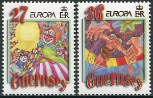 Guernsey 2002 ☀ Europa stamps - Circus ☀ MNH** - Picture 1 of 1
