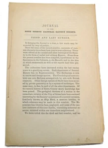 1852 letzte Zeitschrift der Essex County Natural History Society, Vol. 1-Nr. 3 - Bild 1 von 6