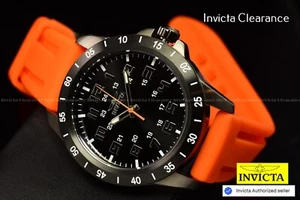 Reloj Invicta Hombres Pro Diver STRATUS 45mm Esfera Negra Naranja Goma Correa Silicona - Imagen 1 de 8