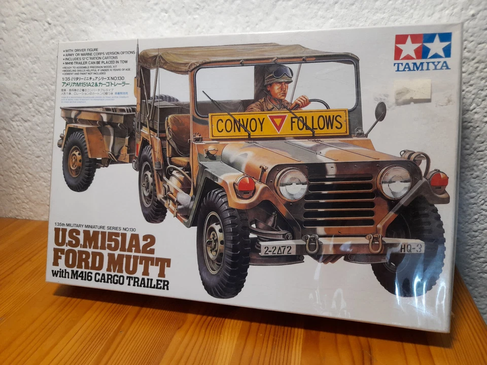 Modellino Modello Kit US M151A2 Ford Mutt - TAMIYA Scala 1/35 - Immagine 1 di 2