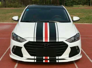Car Stickers Racing Sport Stripe for Genesis Sonata Vinyl Hood Rear Decal ZC1392 - Bild 1 von 6
