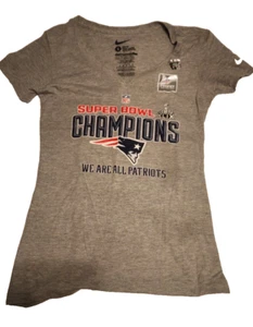 New England Patriots Super bowl Champions T shirt Womens size S slim fit - Picture 1 of 3