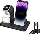 Charging Station for Apple Devices, 3 in 1 Fast Charging Stand Dock for Iphone 1