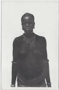 CP Afrique Occidentale Française - Haute-Volta - Femme Mossi - Tatouages Mossi - Picture 1 of 2