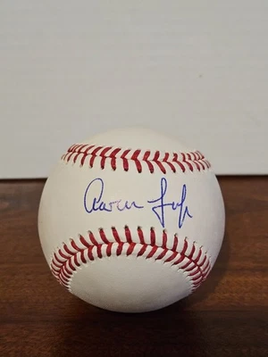 Autógrafo firmado por Aaron Judge certificado de autenticidad/holograma de las Grandes Ligas de béisbol autenticado Foto 1 de 4