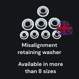 Misalignment Rod End Spacer Washer M5 M6 M8 M10 M12 M16 1/2'' 5/16'' 7/16'' 3/8' - Picture 1 of 6