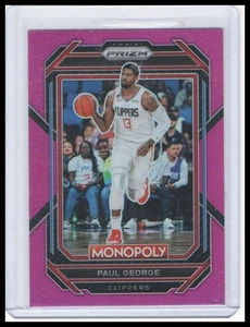 2022-23 Panini Prizm Monopoly - Paul George - Rosa #/149 - Foto 1 di 2