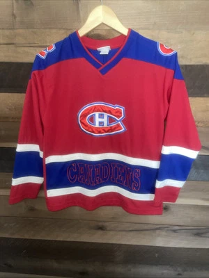 Vintage Mighty Mac Sports Montreal Canadiens Hockey Jersey Youth Medium 10/12 - Image 1 of 4