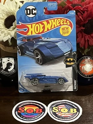 Hot Wheels Batman Animated Series Batmobile Blue Diecast Sealed NM Condition - Image 1 of 4