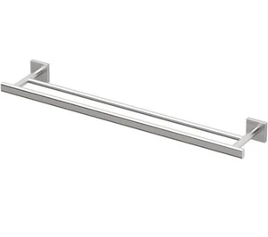 GATCO 4074 Elevate 24-Inch Double Towel Bar, Satin Nickel - Picture 1 of 5
