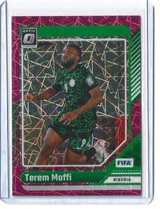 2024-25 Panini Donruss TEREM MOFFI /99 Optic Pink Velocity Prizm SP #161 - Picture 1 of 2