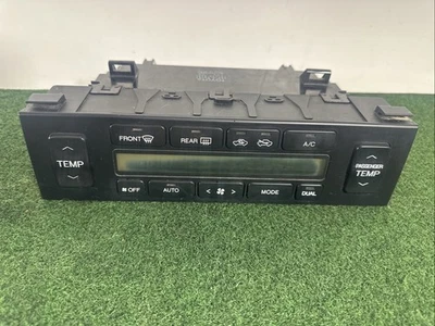 1995-1997 Lexus LS400 heater A/C HVAC control panel **FLAWED SCREEN PIXELATED** - Image 1 of 4