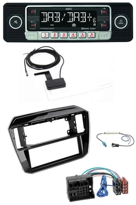 Dietz DAB Bluetooth USB MP3 Autoradio für Seat Mii Skoda CitiGo 2020-2021 piano - Bild 1 von 4