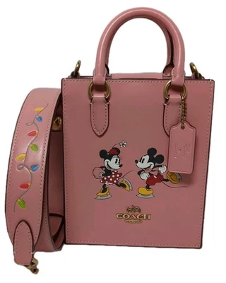 Mini Bolso de Mano Disney X Coach North South CN023 En Rubor Bandolera Patinadores Foto 1 de 4