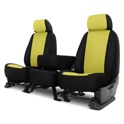 For Chevy Suburban 1500 10-14 Neosupreme™ 1st Row Yellow with Black Custom Seat - Imagem 1 de 2