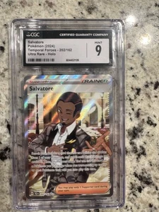 Salvatore 202/162 Sv05: Temporal Forces Holo PSA CgC 9 2024 - Picture 1 of 2