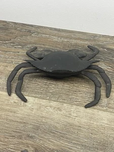 Cast Iron Chesapeake Crab SRG 1955 Articulated Shell Candle Holder Inkwell - Picture 1 of 7