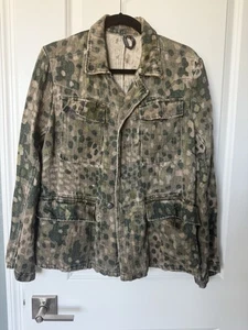 WW2 German Elite Soldier Jacket, 44 Dot Pattern, Linen - Picture 1 of 24