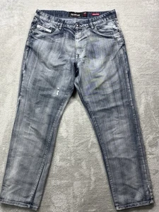 Ecko Unltd Herren Jeans Gr. 36 Athletic Fit Light Wash Rawthentic Distressed - Bild 1 von 12