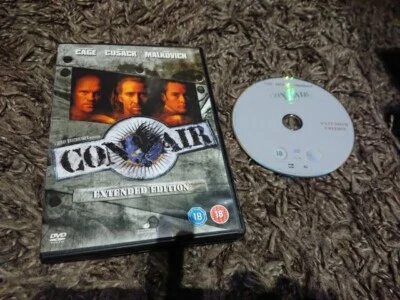 Con Air - Extended Cut (DVD, 2006) Nicolas Cage, John Malkovich  - Image 1 of 3