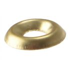 No6 8 10 12 Brass Plated Surface Screw Cup Washers Choice Of Size And Qty