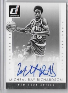 Autógrafo Michael Ray Richardson 2015-16 Panini Donruss Signature Series - Imagen 1 de 2