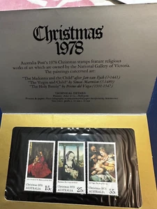 Australia Christmas 1978 - Stamp pack. Famous Paintings. MNH - Picture 1 of 2
