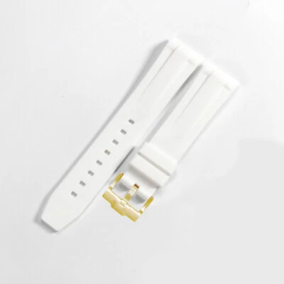 Correa de reloj de goma de silicona curvada de alta calidad para hombre Buzo 20 mm se adapta a Rlx Foto 1 de 4