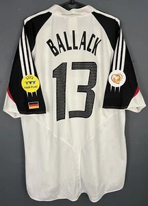 MEN GERMANY 2004/2005 DEUTSCHLAND BALLACK SOCCER FOOTBALL SHIRT JERSEY SIZE 2XL - Picture 1 of 18