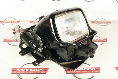 Conjunto completo de faros Corvette C4 1988-1990 lado izquierdo negro Foto 1 de 4