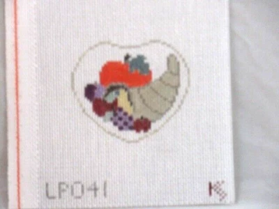 Kathy Schenkel Needlepoint Canvas - Thanksgiving - 18Mesh  #LP041 - Image 1 of 2