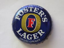 CROWN SEAL BOTTLE CAP FOSTERS LAGER TWIST or OPENER EXCELLENT CONDITION c1990s