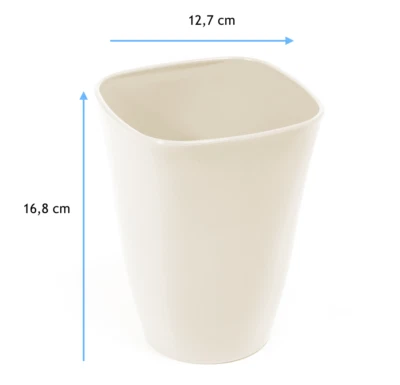 Orchideentopf Rund Übertopf Pflanzentopf Transparent Blumentopf 3 Farben - Bild 1 von 2