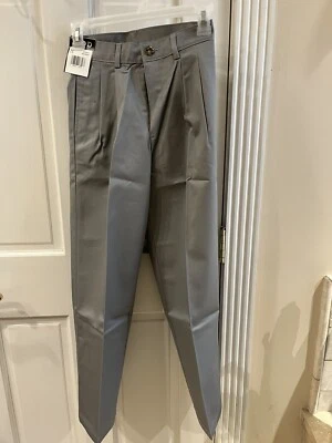 IZOD 男孩校服斜纹裤 Khakis,灰色,12 修身  — 第 1/3 张图片