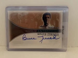 Star Trek Enterprise Season 1 AA6 Bruce French Autograph - Picture 1 of 3