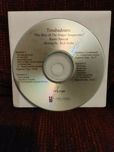 TROUBADOURS: The Rise Of The Singer/Songwriter one hr CD radio special - Picture 1 of 2