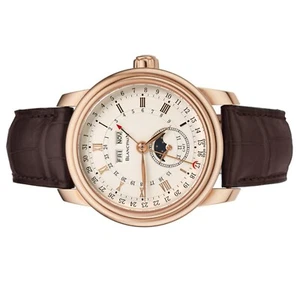 Blancpain Le Brassus Complete Calendar GMT Wristwatch 4276-3642-55B Gold - Picture 1 of 7
