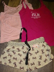 juniors XL lounge cotton shorts plus 2 FREE tank tops - Picture 1 of 6