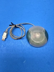 Vintage Apple USB Mouse Graphite Gray Model M4848 Round Puck - Picture 1 of 4