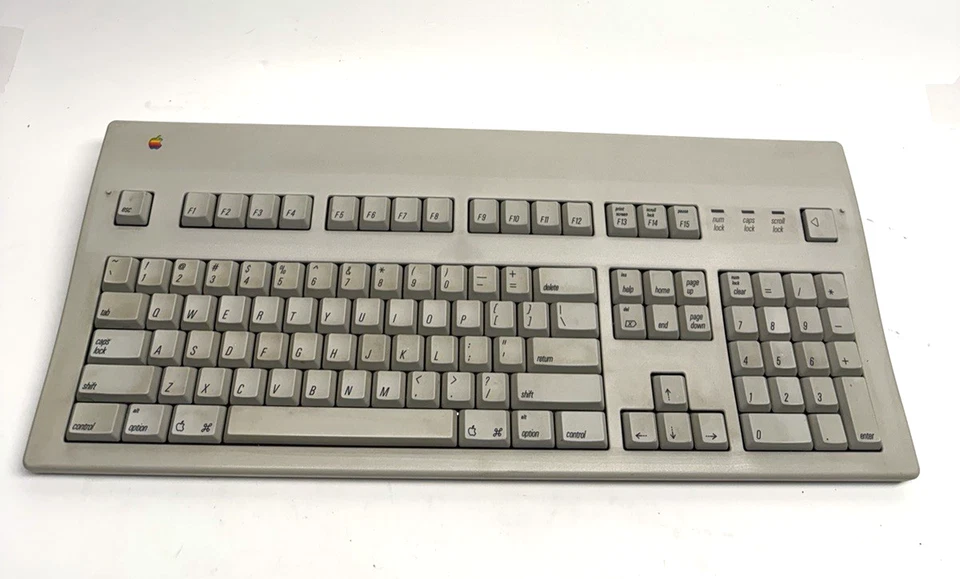 VINTAGE Apple Extended Keyboard II M3501 White Alps Switches - Image 1 of 4